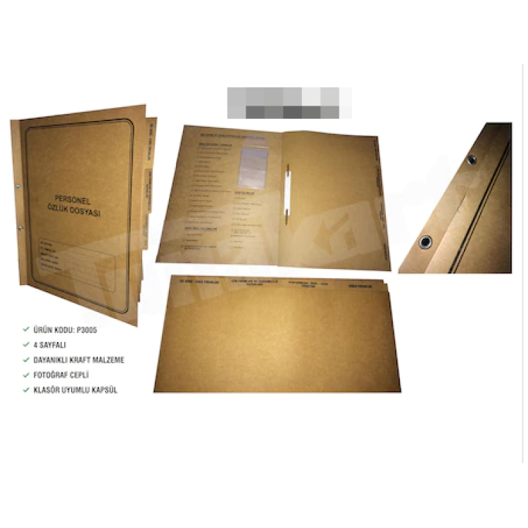 PERSONEL ÖZLÜK DOSYASI 4Lü