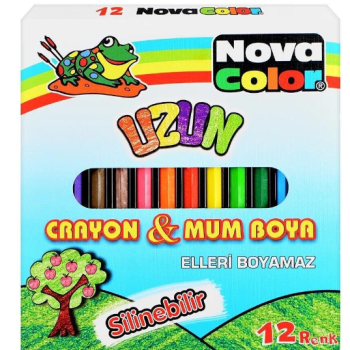 NOVACOLOR NC-2112 MUM BOYA UZUN 12 RENK NOVACOLOR NC-2112 MUM BOYA UZUN 12 RENK
