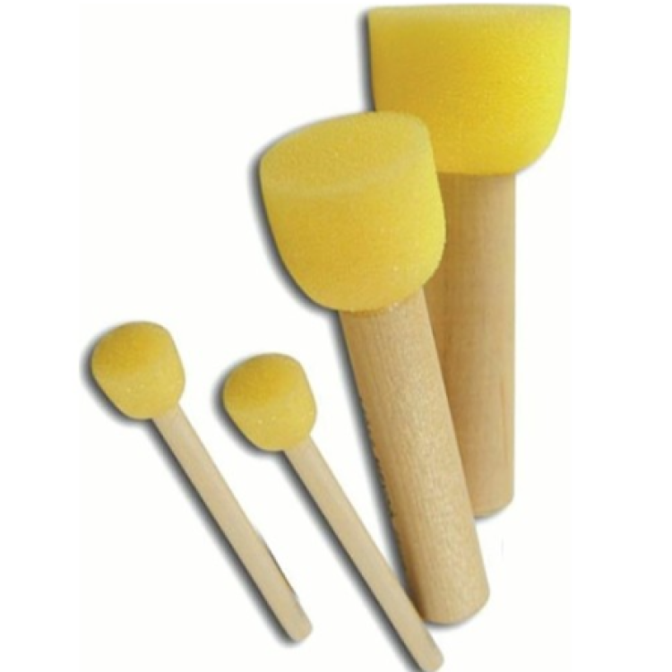 Patpat Sünger Tampon Fırça 4lü