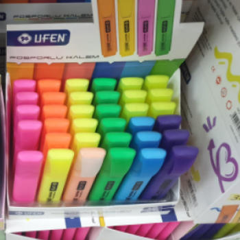 UFEN FOSFORLU İŞARET KALEMİ 36LI NEON UFEN FOSFORLU İŞARET KALEMİ 36LI NEON