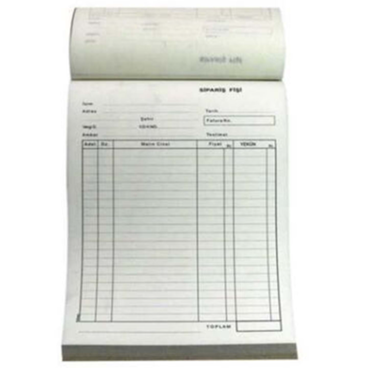 ULAŞ SİPARİŞ FİŞİ 3/50 NORMAL 12Lİ