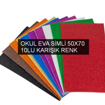 OKUL EVA SİMLİ DÜZ 50X70 10LU KARIŞIK RENK OKUL EVA SİMLİ DÜZ 50X70 10LU KARIŞIK RENK