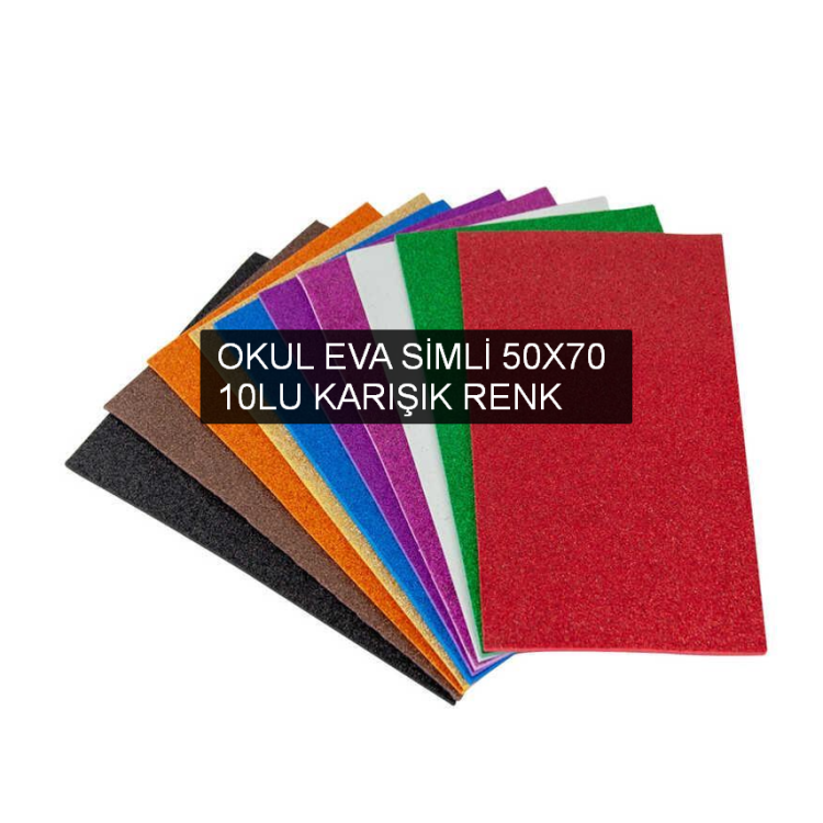 OKUL EVA SİMLİ DÜZ 50X70 10LU KARIŞIK RENK OKUL EVA SİMLİ DÜZ 50X70 10LU KARIŞIK RENK