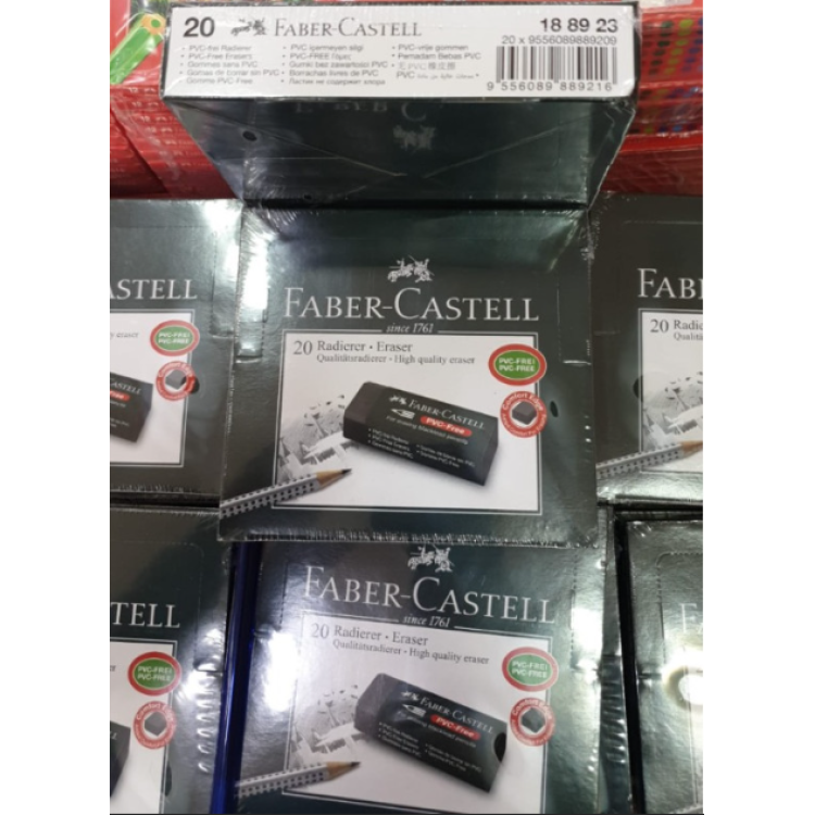 FABER 188954 SİYAH SİLGİ 30LU