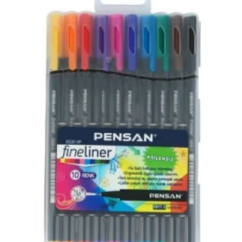 PENSAN 6500HP FİNELİNER RENKLİ PLASTİK KUTU 10LU PENSAN 6500HP FİNELİNER RENKLİ PLASTİK KUTU 10LU