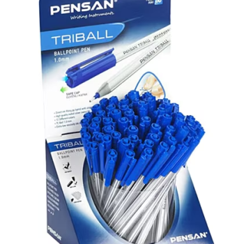PENSAN 1003 TRiBALL TÜKENMEZ KALEM MAVİ STAND (BOX60) PENSAN 1003 TRiBALL TÜKENMEZ KALEM MAVİ STAND (BOX60)