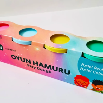 UFEN OYUN HAMURU 4*100 GR. PASTEL 4 RENK UFEN OYUN HAMURU 4*100 GR. PASTEL 4 RENK