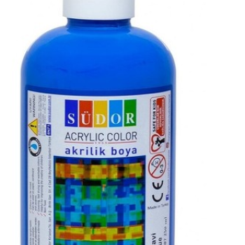SÜDOR AKRİLİK BOYA 250 ml MAVİ SÜDOR AKRİLİK BOYA 250 ml MAVİ