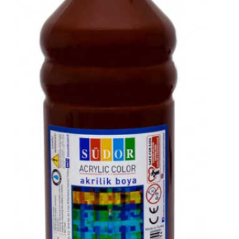 SÜDOR AKRİLİK BOYA 500 ml KAHVERENGİ SÜDOR AKRİLİK BOYA 500 ml KAHVERENGİ