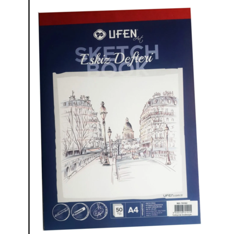 UFEN A4 ESKİZ DEFTERİ 50 YP. 210x297
