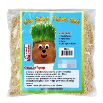 Çim Adam Yapım Seti Poşet Çim Adam Yapım Seti Poşet