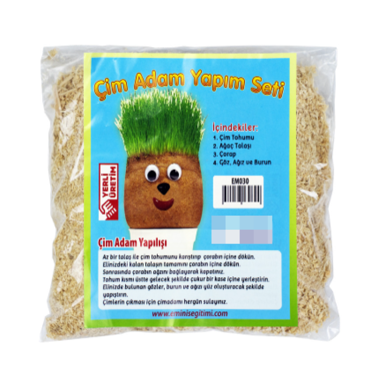 Çim Adam Yapım Seti Poşet