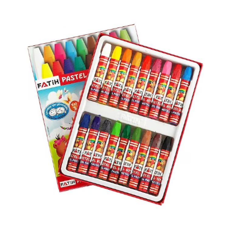 FATİH 50330 PASTEL BOYA 18 RENK KARTON KUTU