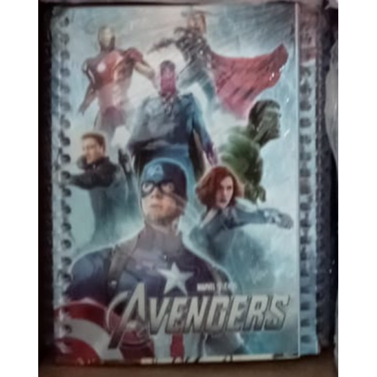 NOT DEFTERİ SPİRALLİ A6 50YP 12li AVENGERS B01