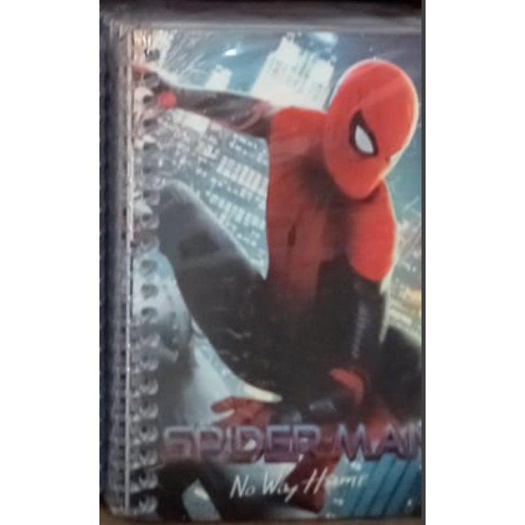 NOT DEFTERİ SPİRALLİ A6 50YP 12li  SPİDERMAN ÖRÜMCEK ADAM-2 B01