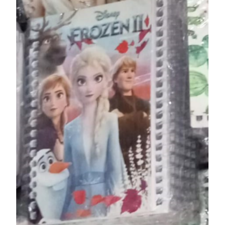 NOT DEFTERİ SPİRALLİ A6 50YP 12li FROZEN2 B01