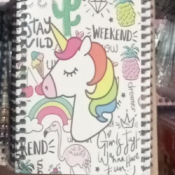 NOT DEFTERİ SPİRALLİ A6 50YP 12li UNİCORN B01