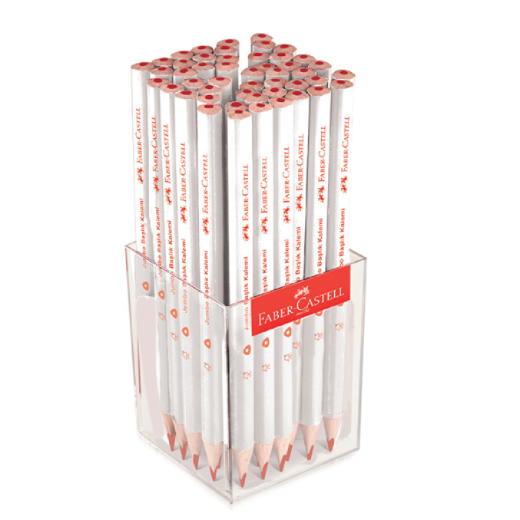 FABER JUMBO BAŞLIK KIRMIZI KALEMİ 48 Lİ