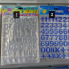 A4 STİCKER RAKAM VE HARFLER
