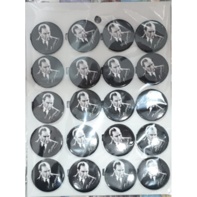 ROZET ATATÜRK SİYAH 10 KASIM (BOX20)