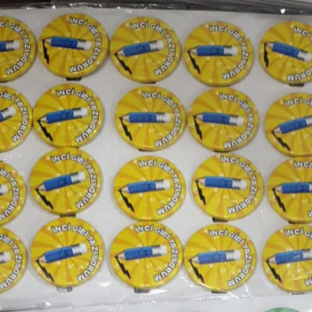 MOTİVASYON ROZETLERİ 20Lİ inci gibi yazıyorum