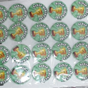 MOTİVASYON ROZETLERİ 20Lİ sınıf birincisi