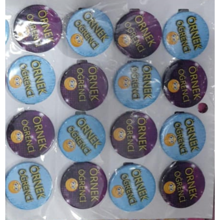 MOTİVASYON ROZETLERİ 20Lİ örnek öğrenci