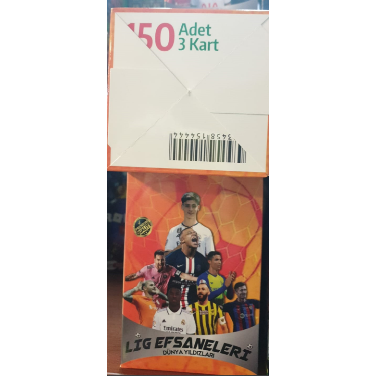 OYUN KARTLARI 150Lİ LİG EFSANELERİ DÜNYA YILDIZLARI