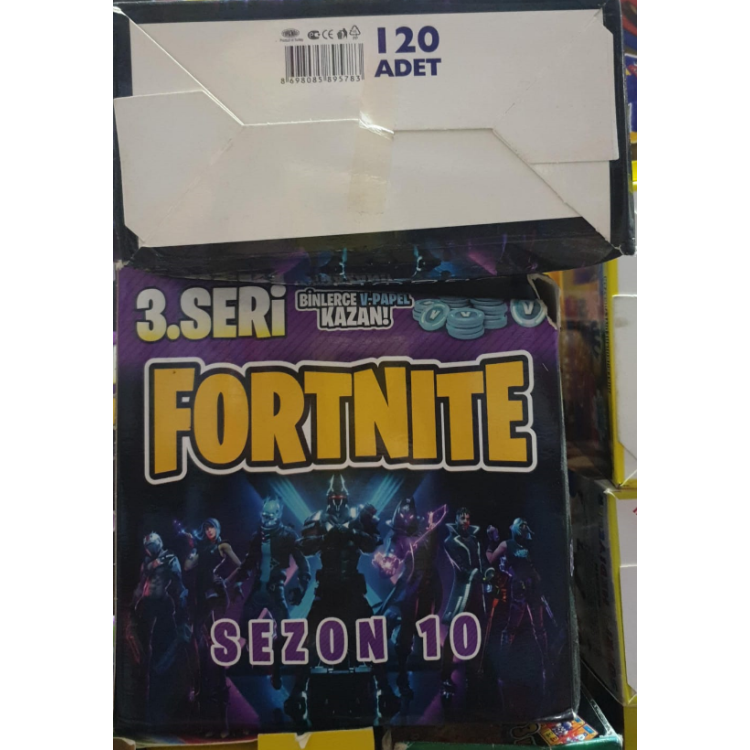 OYUN KARTLARI 12Lİ FORTNİTE 3 SERİ SEZON 10