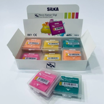 Silka ART-26  RENKLİ Hamur Silgi (BOX12 