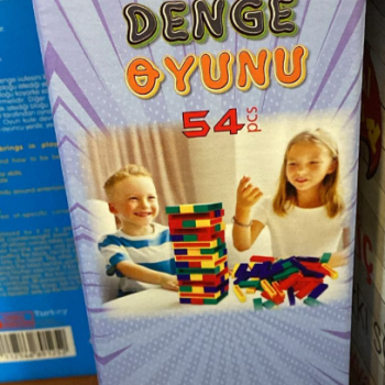 DENGE OYUNU PLASTİK 54 PARÇA