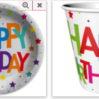 Tabak-Bardak Superstar Bırthday 8'li Tabak-Bardak Superstar Bırthday 8'li