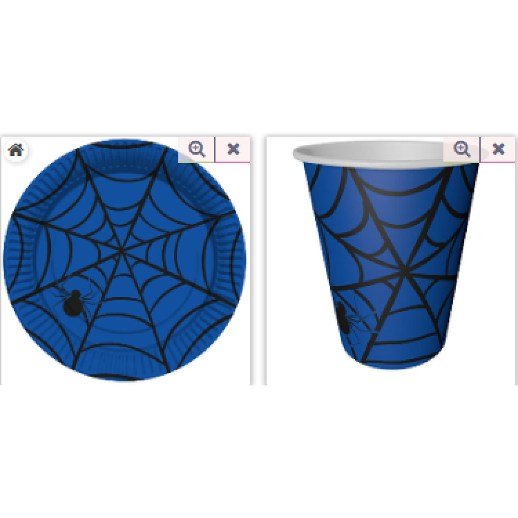 Tabak-Bardak Örümcek Mavi 8li spider