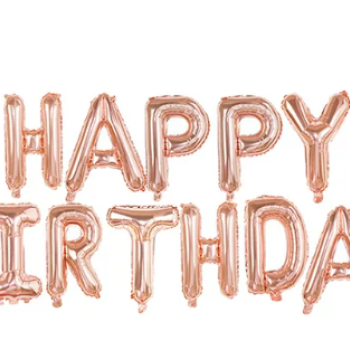 16” Happy Birthday Bronze 35cm Folyo Balon 16” Happy Birthday Bronze 35cm Folyo Balon