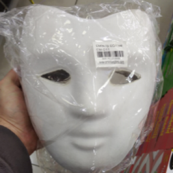 KARTON MASKE BOYANABİLİR LASTİKLİ İTHAL KARTON MASKE BOYANABİLİR LASTİKLİ İTHAL