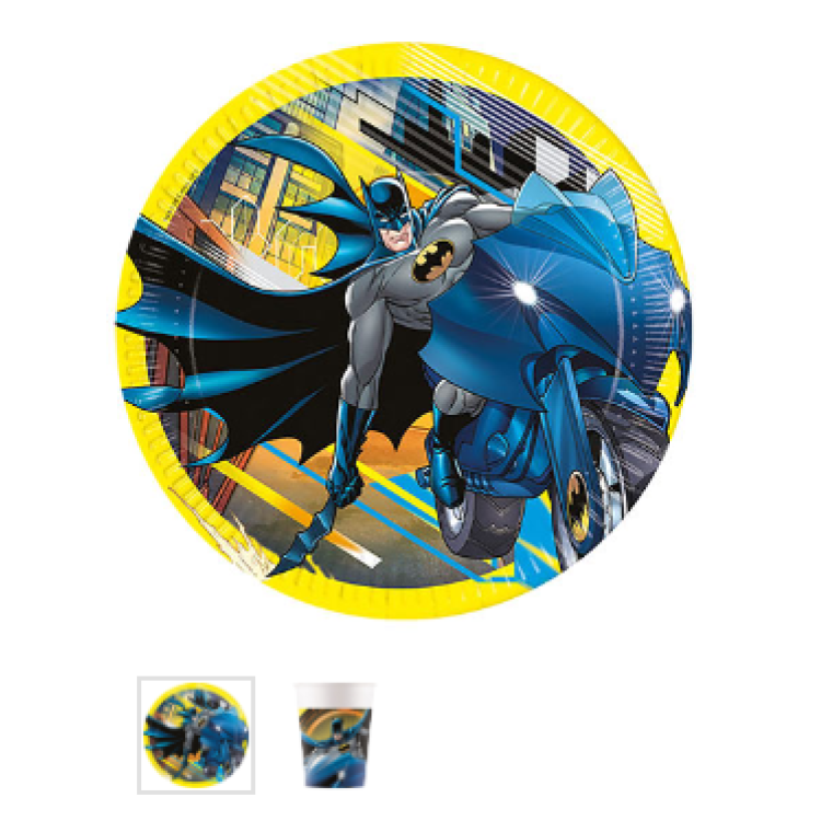 Tabak-Bardak Lisanslı Batman 8li