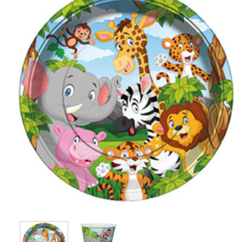 Tabak-Bardak Safari 8'li Tabak-Bardak Safari 8'li