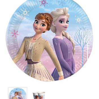 Tabak-Bardak Lisanslı Frozen Wınd 8'li Tabak-Bardak Lisanslı Frozen Wınd 8'li