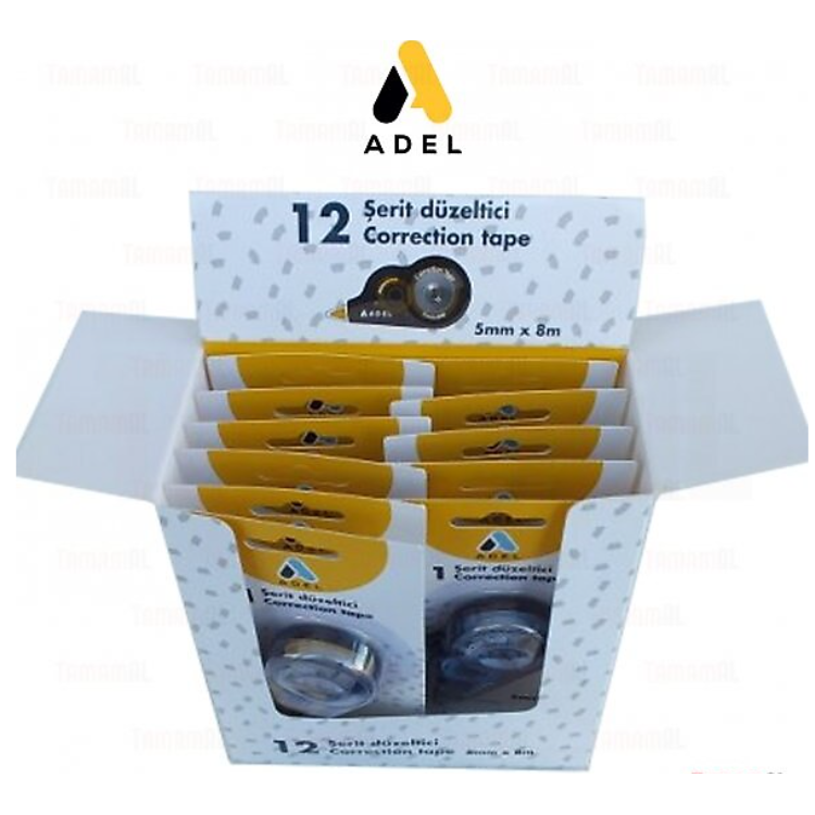 ADEL ŞERİT DÜZELTİCİ 5MMX8CM 12Lİ DAKSİL-TİPEX