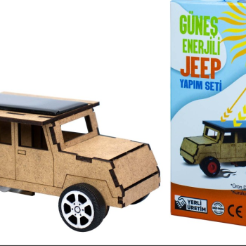Güneş Enerjili Jeep Yapım Seti Güneş Enerjili Jeep Yapım Seti