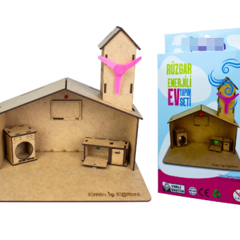 Rüzgar Enerjili Ev Yapım Seti Rüzgar Enerjili Ev Yapım Seti