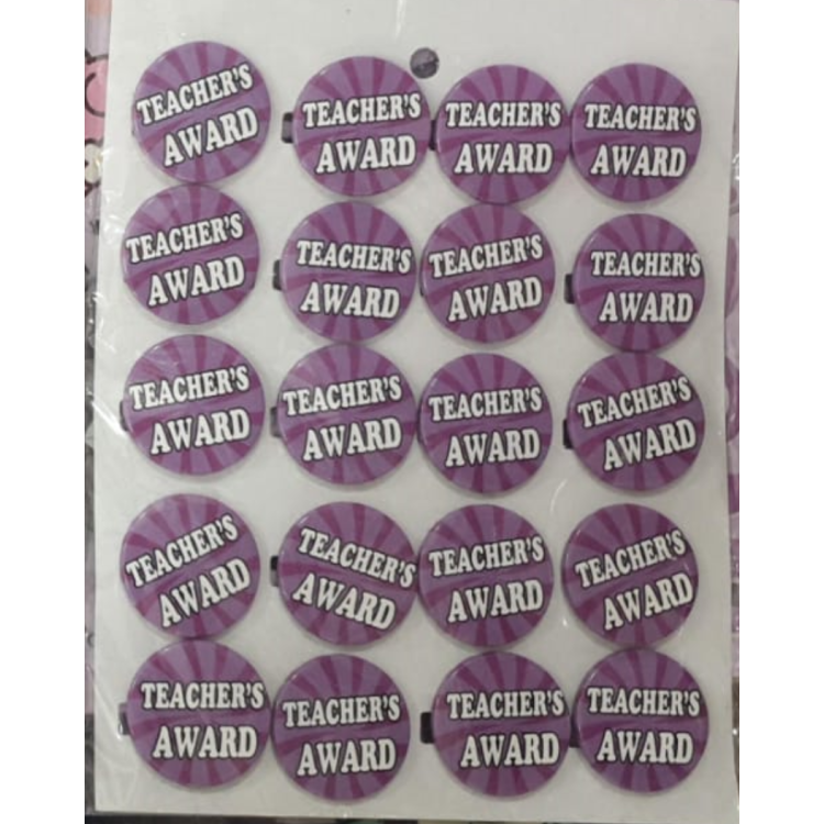 MOTİVASYON ROZETLERİ TEACHERS AWARD 20Lİ