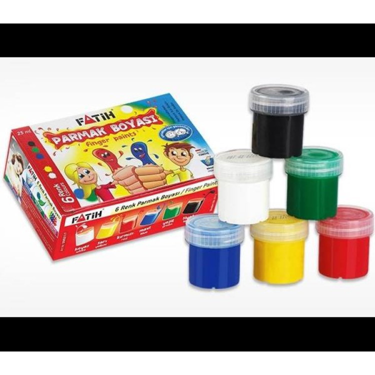 FATİH 50021 PARMAK BOYASI 25ML 6 RENK