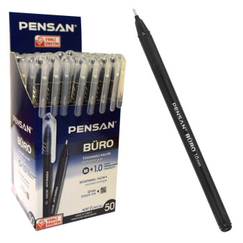 PENSAN BÜRO TÜKENMEZ KALEMİ SİYAH 50 Lİ PENSAN BÜRO TÜKENMEZ KALEMİ SİYAH 50 Lİ