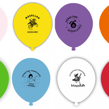 Hazır Baskı Balon (1+1) Sünnet Maşallah Hazır Baskı Balon (1+1) Sünnet Maşallah