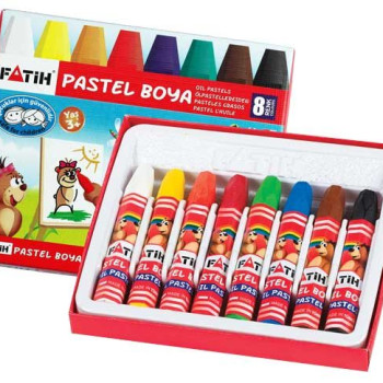 FATİH PASTEL BOYA (K.KUTU) 8renk FATİH PASTEL BOYA (K.KUTU) 8renk