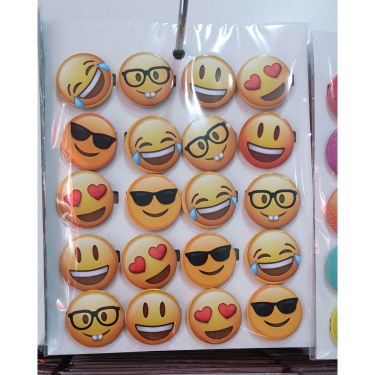 Emoji Rozet 20li