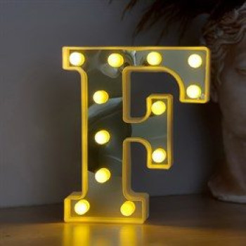 3D Işıklı Led Harf Dekoratif Aydınlatma Büyük Boy F (Gm-4193) 3D Işıklı Led Harf Dekoratif Aydınlatma Büyük Boy F (Gm-4193)