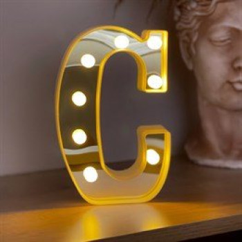 3D Işıklı Led Harf Dekoratif Aydınlatma Büyük Boy C (Gm-4188) 3D Işıklı Led Harf Dekoratif Aydınlatma Büyük Boy C (Gm-4188)