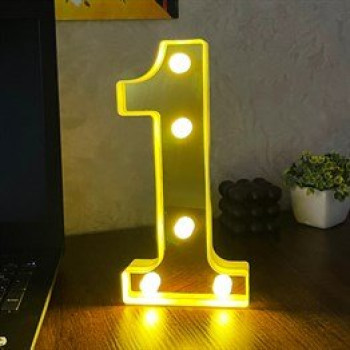 3D Işıklı Led Sayı Dekoratif Aydınlatma Büyük Boy 1 (Gm-5034) 3D Işıklı Led Sayı Dekoratif Aydınlatma Büyük Boy 1 (Gm-5034)